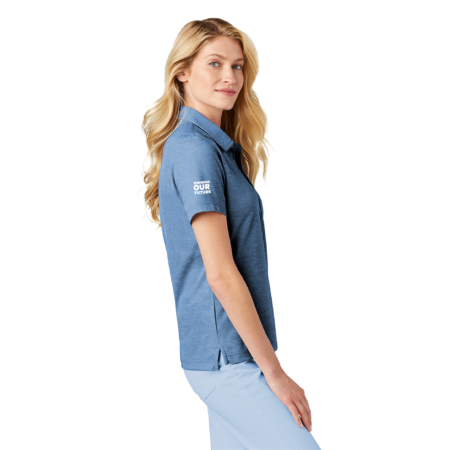TravisMathew Ladies Oceanside Heather Polo - Image 2