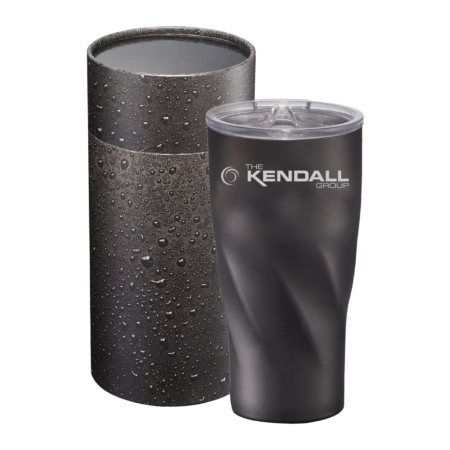 Hugo Copper Tumbler 20oz With Cylindrical Box - Kendall Group Logo - Image 4