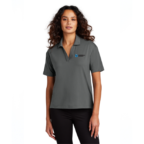 MERCER+METTLE™ Women’s Stretch Jersey Polo - Image 4