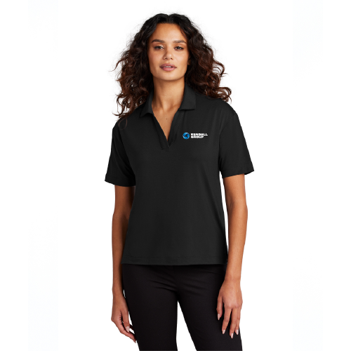 MERCER+METTLE™ Women’s Stretch Jersey Polo - Image 3