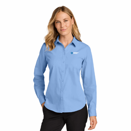 Port Authority® Women’s Long Sleeve Nailhead Easy Care Shirt - Image 4