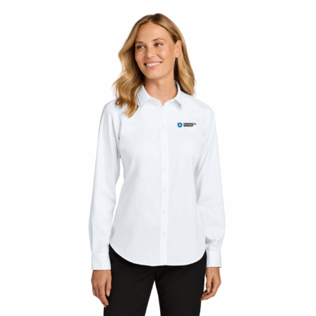 Port Authority® Women’s Long Sleeve Nailhead Easy Care Shirt - Image 7
