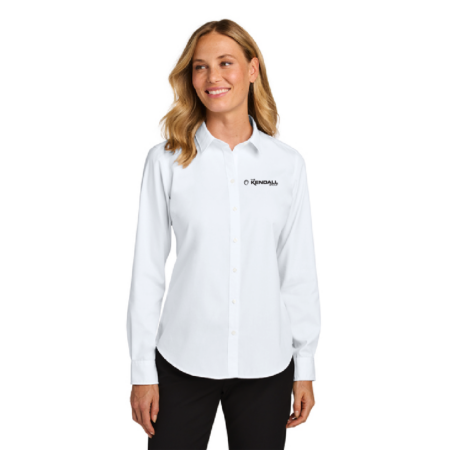 Port Authority® Women’s Long Sleeve Nailhead Easy Care Shirt - Image 9