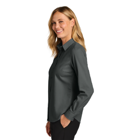 Port Authority® Women’s Long Sleeve Nailhead Easy Care Shirt - Image 3