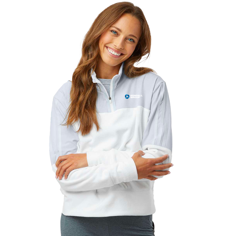 Adidas - Women's Fleece Quarter-Zip Pullover - Image 6