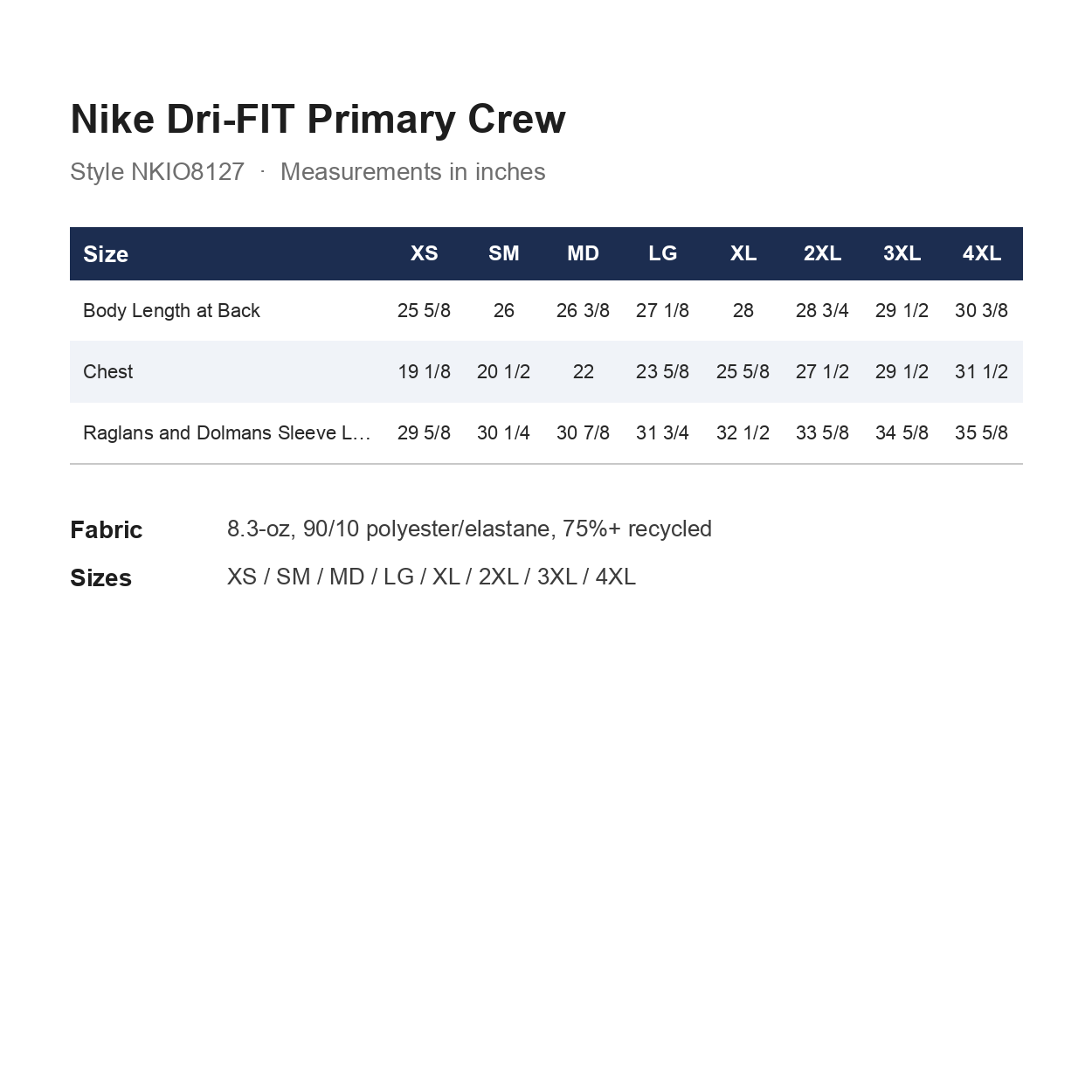 KG26-NKIO8127-Specs